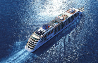 Gesamtansicht der
Kreuzfahrtroute